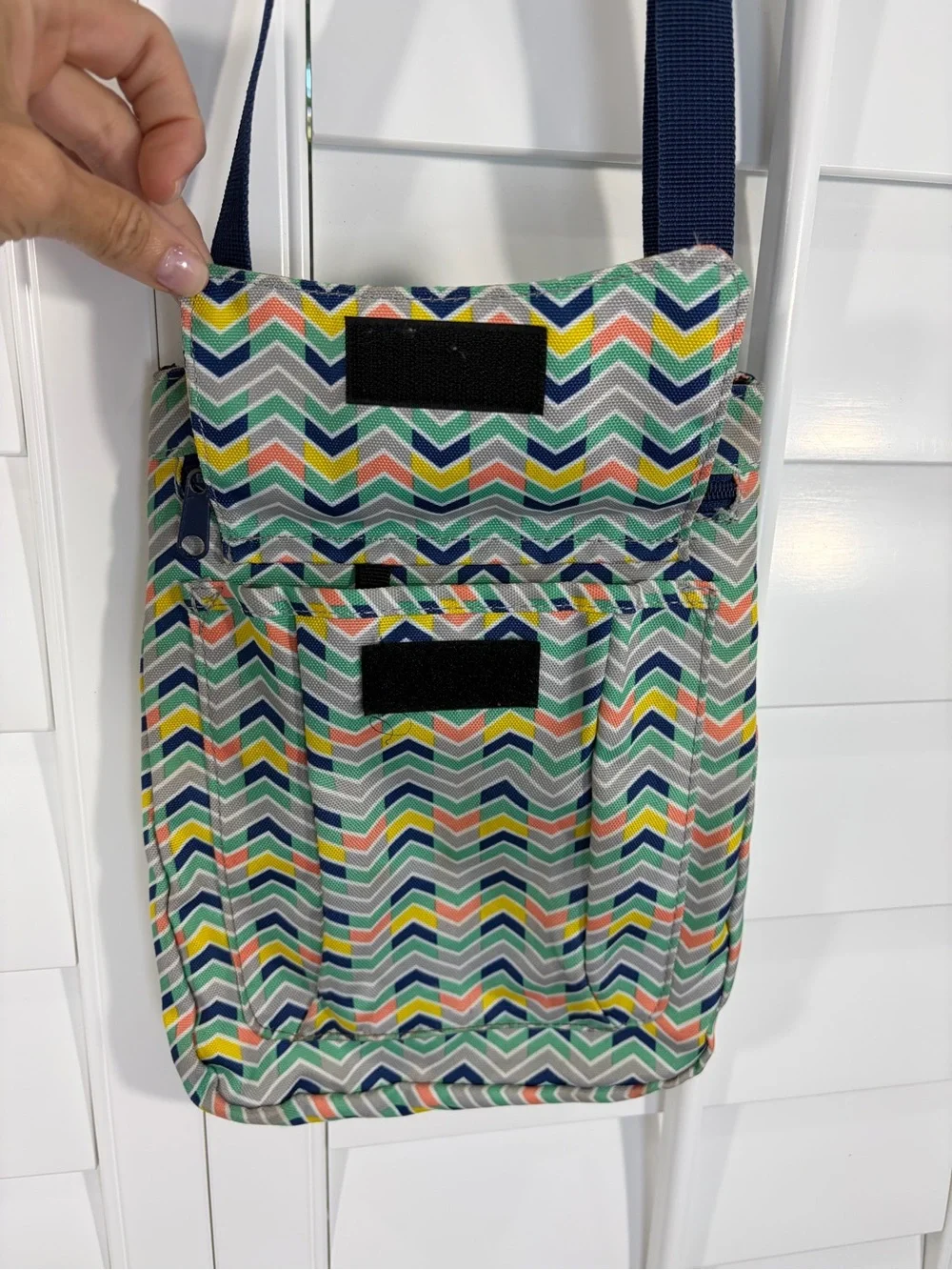 KAVU Chevron Keepalong Cross Body Bag
